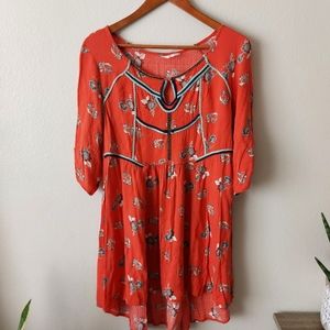 Free people - Size small- Floral boho style dress.